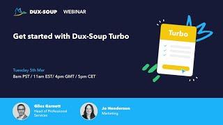 Get started with Dux Soup Turbo