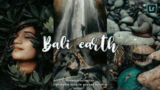 Bali earth - lightroom mobile presets tutorial #227