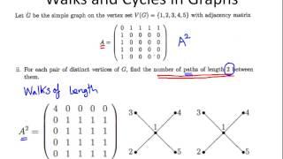 Graph Theory - Walks and Paths