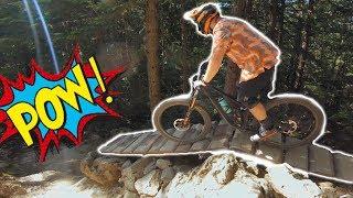 HE SENT THE DROP THAT MADE HIM CRASH // Whistler Bike Park with Daily MTB Rider