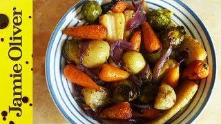 Roast Vegetables & British Bubble and Squeak with My Virgin Kitchen