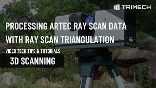 Processing Artec Ray 3D Scan Data with Ray Scan Triangulation