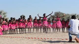 School Girls Dancing - Oshikango, Namibia