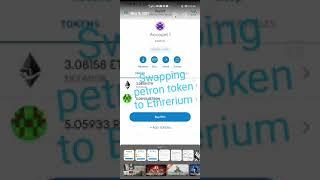 How to swap Petron token to Etherium