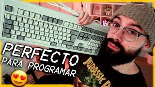 EL TECLADO PERFECTO PARA PROGRAMADORES  Mi nuevo teclado RETRO vintage para programar ¡me encanta!