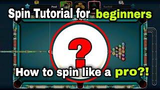 How To Spin in 8 ball pool | 8 ball pool spin tutorial | 8 ball pool
