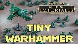 Painting TINY WARHAMMER Legions Imperialis Salamanders