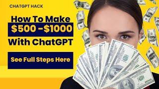 Skill Arbitrage: How To Make $500 $1000 With ChatGPT