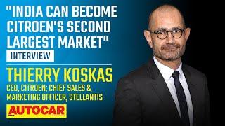 Citroen CEO Thierry Koskas on learnings in India, growth potential & more |Q&A| ​⁠@autocarindia1