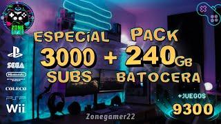 BATOCERA240GB de Pura NOSTALGIAEl Pack Definitivo para RetrogamersEspecial 3000 SUBSFree 2024