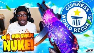 WEAPON SWAP EVERY KILL NUCLEAR in Black Ops Cold War! (World Record)