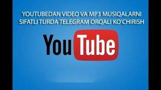 YOUTUBEDAN VIDEO KO'CHIRISH QO'SHIQ KO'CHIRISH VIDEONI MP3 QILISH YUKLASH