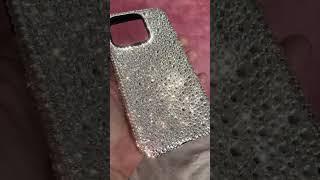 Dazzling crystal phone case made with the finest crystals from Austria. #bling #sparklyphonecase