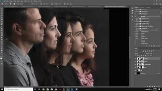 Family Composite Profiles editing tutorial in Photoshop