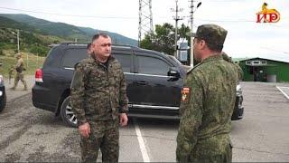 Президент Алан Гаглоев посетил военный полигон Министерства обороны Республики Южная Осетия.