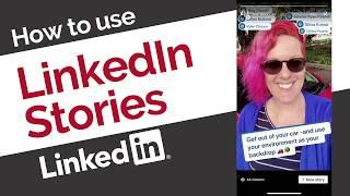 How To Use LinkedIn Stories Demo // with Jo Saunders