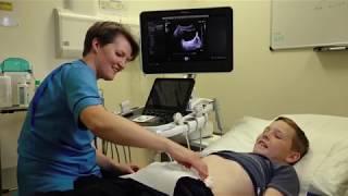 What happens in an Ultrasound scan?