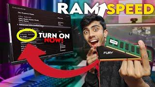 Secret Ram Setting!Turn on From BIOS & Double Your Ram Performance Free