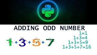 Adding ODD number in Python - Python Program