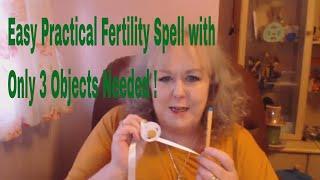 Easy Fertility/ Pregnancy  Spell Needs Only 3 Objects! Practical Magick | Colette Clairvoyant