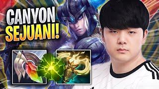 CANYON RANK 1 KOREA TRIES SEJUANI! - DK Canyon Plays Sejuani JUNGLE vs Vi! | Season 2023