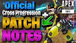 Official early PATCH NOTES + Cross progression season 19 Apex Legends season 19