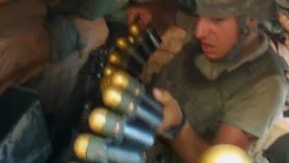 MK-19 Gunner Hammers Taliban Positions With Grenades