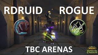 WoW TBC Classic I Resto druid Rogue I Arenas S2 I 2800+