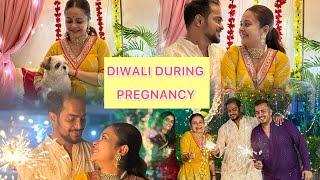 Diwali Celebration | 8th month Pregnant | #soontobeparents #devoleenabhattacharjee #husbandwifefun