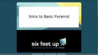 Intro to Pyramid Framework for Python - Six Feet Up