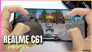 Realme C61 Farlight 84 Gaming test | Unisoc Tiger T612, 90Hz Display