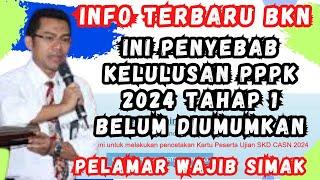 Penyebab Pengumuman Kelulusan PPPK 2024 Tahap 1 Belum Keluar [INFO TERBARU BKN]