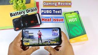 Infinix Hot 10i Pubg Test️Gaming Review️Hot 10i Battery Drain With PUBG Test  Heat Test !!