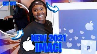 FIRST LOOK AT OUR NEW APPLE iMAC 2021 |PURPLE| UNBOXING