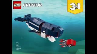 #LEGO instructions-Creator- 31088-HowTo- Deep Sea Creatures(Whale) @BrainyNerd