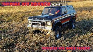 TRAXXS BRONCO SHOWING OFF WITH THE RC