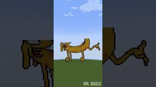 CatDog Minecraft Timelapse! #catdog #minecraft #shorts