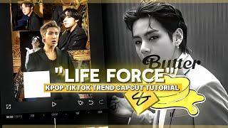 "LIFE FORCE" KPOP TREND CAPCUT TUTORIAL | BTS | EDIT  | CAPCUT | FYP  | TRENDING | TIKTOK | VIRAL|CC