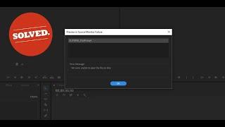 How to Fix: "We were unable to open the file on disk" Premiere Pro error