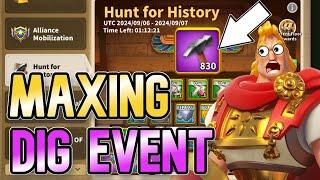 Maxing Dig Event! | Rise of Kingdoms