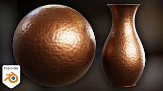 Procedural Hammered Copper Material (Blender Tutorial)