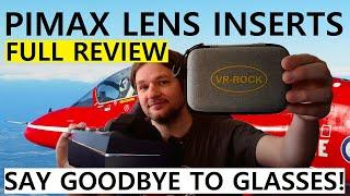 REDUCE VR EYE STRAIN | Pimax Prescription lenses Review | VR Rock Review