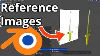 How to use REFERENCE IMAGES in Blender 2.9 ️ (Create a Low Poly Model)