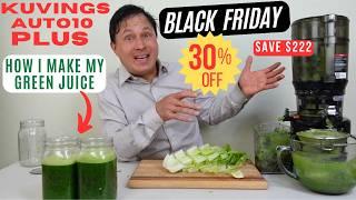 Effortless Leafy Green Juice with Kuvings Auto10+ $222 off SALE NOW!