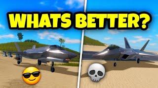 The New F-22 Raptor Vs F-35 Lightning! | War Tycoon