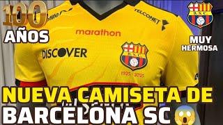 PRESENTACIÓN DE LA NUEVA CAMISETA DE BARCELONA SC POR SUS 100 AÑOS DE VIDA INSTITUCIONAL COMENTARIOS