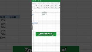 How To Merge Cells in Excel! #excel #exceltutorial #exceltips