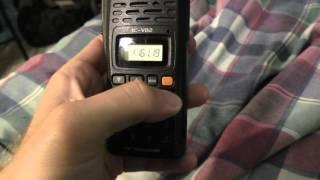 How to program frequencies in MR mode on an ICOM IC-V82