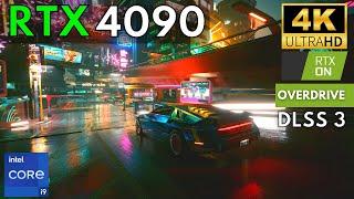 Cyberpunk 2077 Ray Tracing Overdrive | RTX 4090 + i9 13900k | 4K Ultra Settings DLSS 3