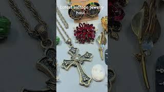 Latest vintage jewelry haul - Celebrity, Sarah Cov, Monet, etc. #vintage jewelry #youtubehighfive